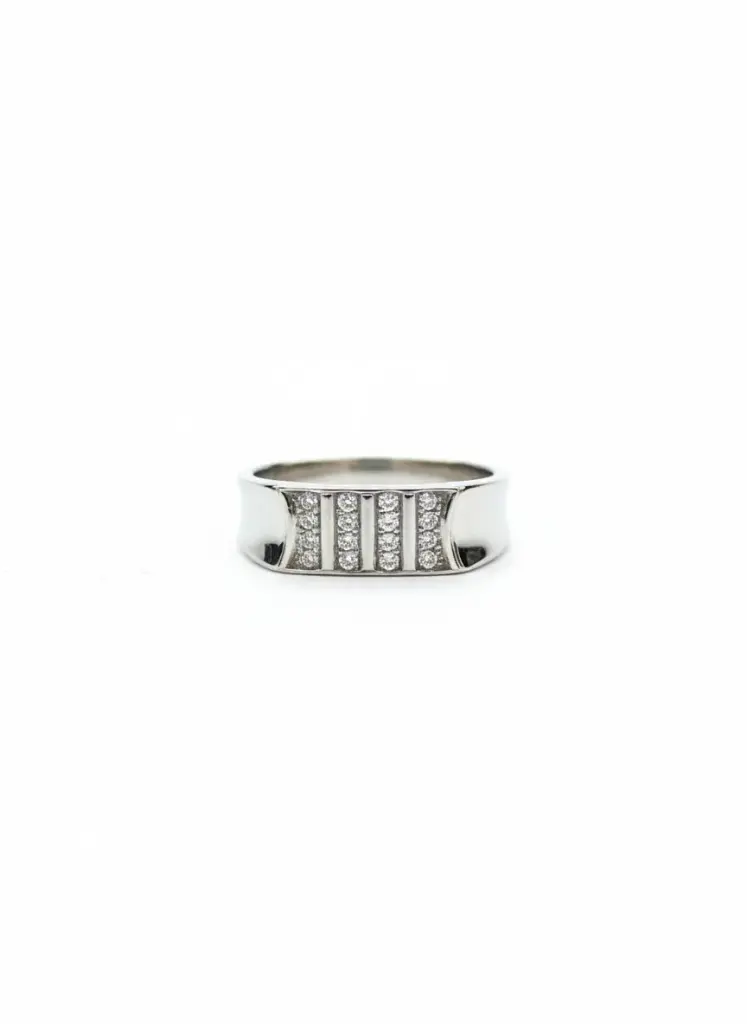 Silver Gallant Band For Him Made With Pure 925 Silver